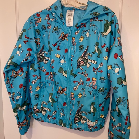 New Disney Toy Story Rain Jacket Coat lightweight slicker Woody Buzz Jessie 13 - Picture 3 of 10